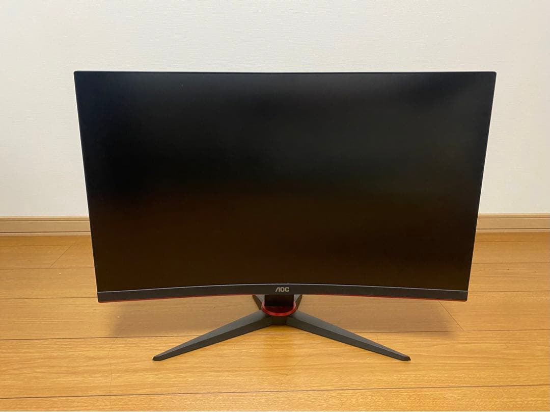 湾曲ゲーミングモニター 27インチ AOC c27g2ze27