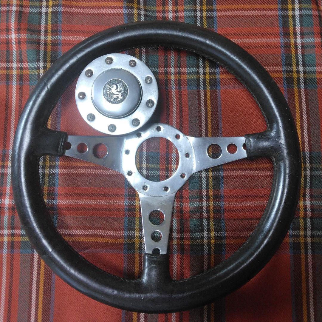 Moto-Lita モトリタ　レザーステアリング　ボス付　ロータス　トライアンフ