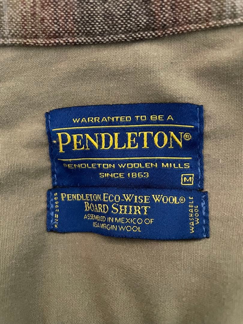 ジェイ アダムス ペンドルトン ウール ボード シャツ オンブレ チェック