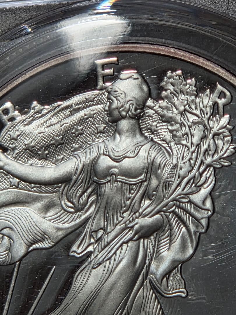 (PR69 DCAM)アメリカ合衆国　シルバー イーグル銀貨　2003 W