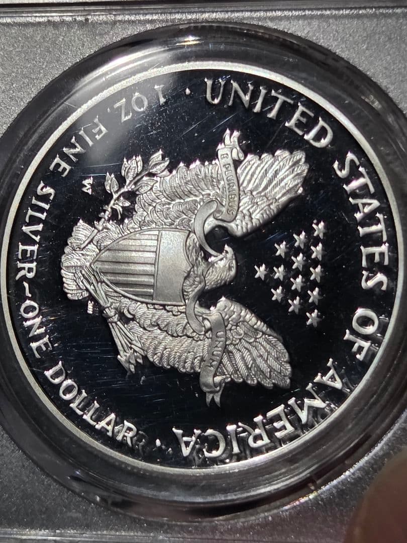 (PR69 DCAM)アメリカ合衆国　シルバー イーグル銀貨　2003 W