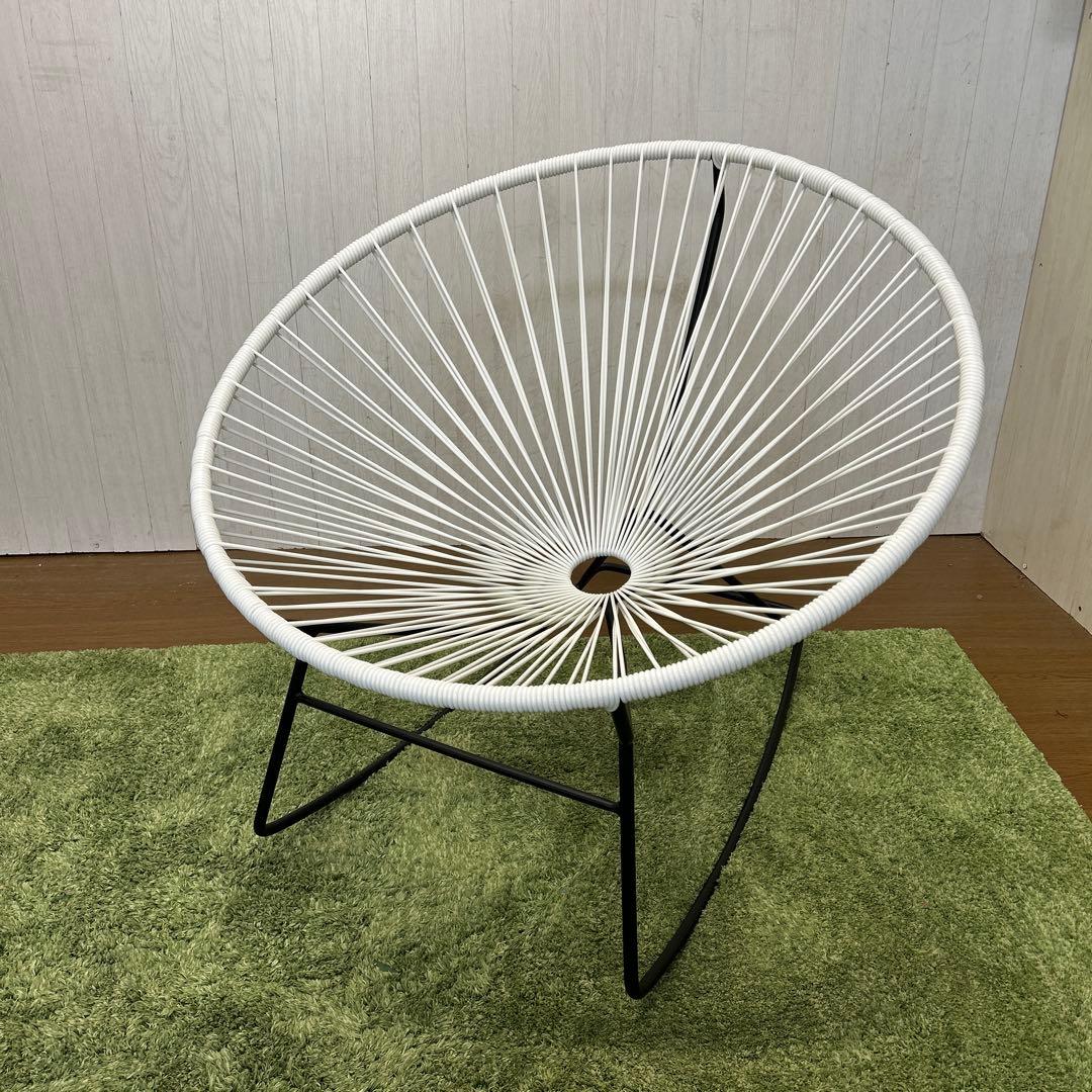 【正規品・送料込】METROCS アカプルコチェア ロッキングチェア ホワイト