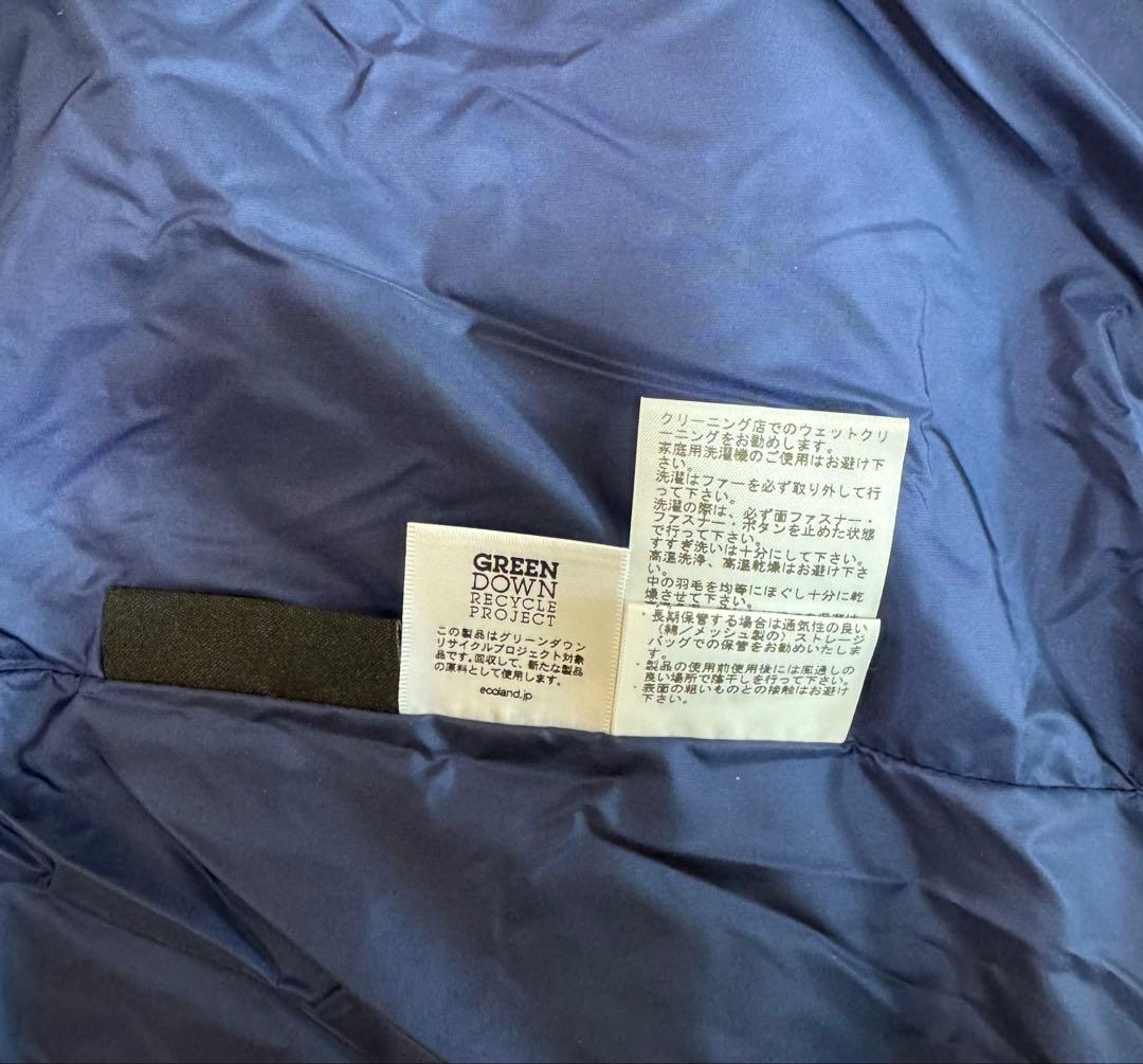 ノースフェイス　ヌプシダウンコート ネイビー Lサイズ NDW91351