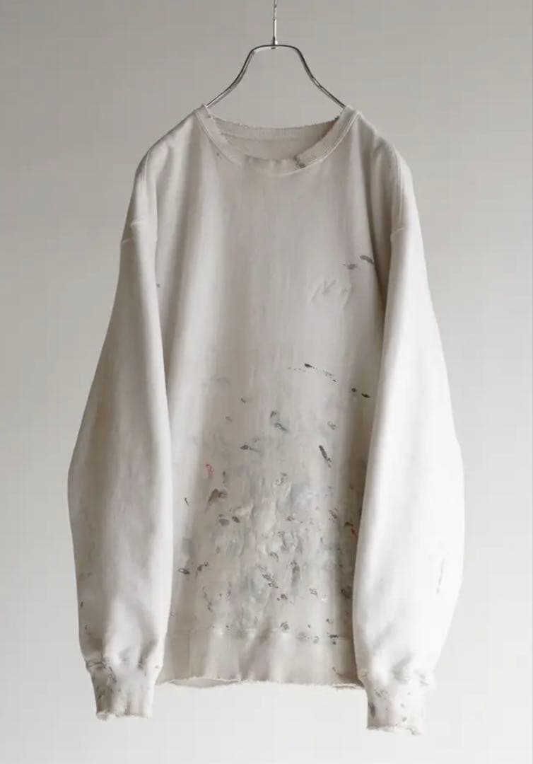 ●ANCELLM アンセルム HAND PAINTING SWEAT スウェット