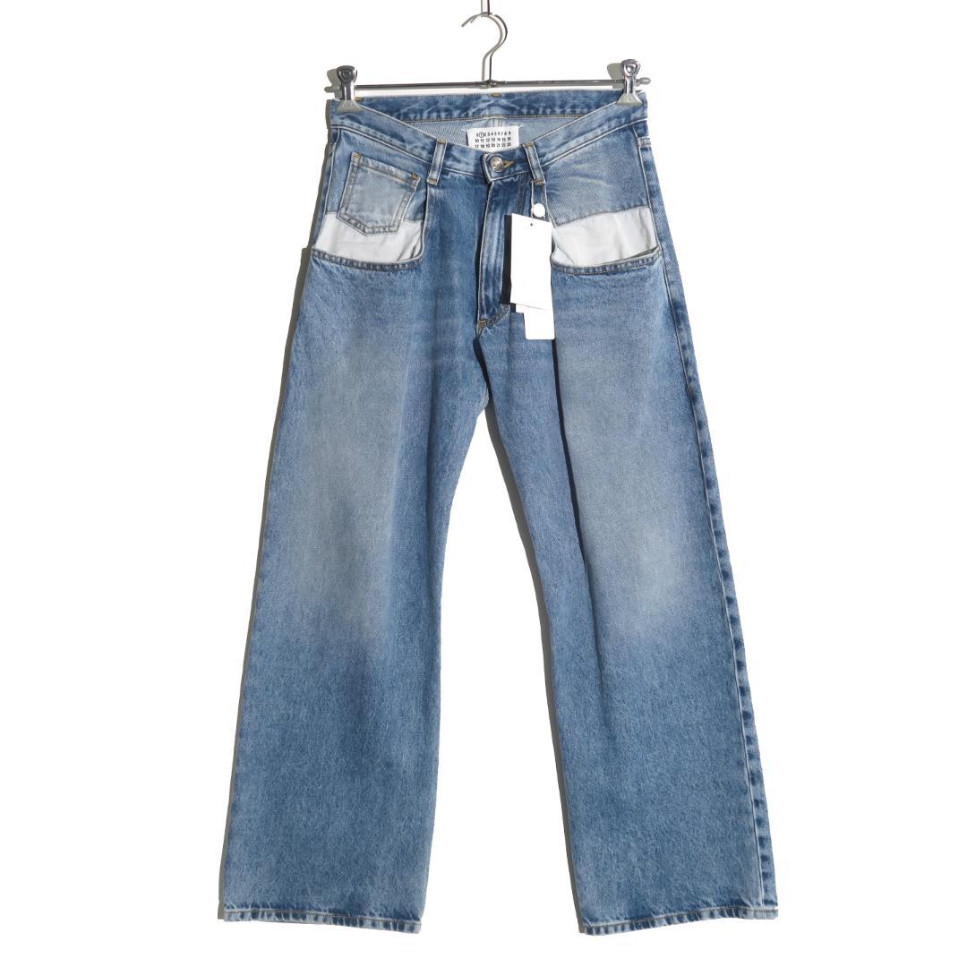 Maison Margiela ストレートジーンズ コントラストポケット 40