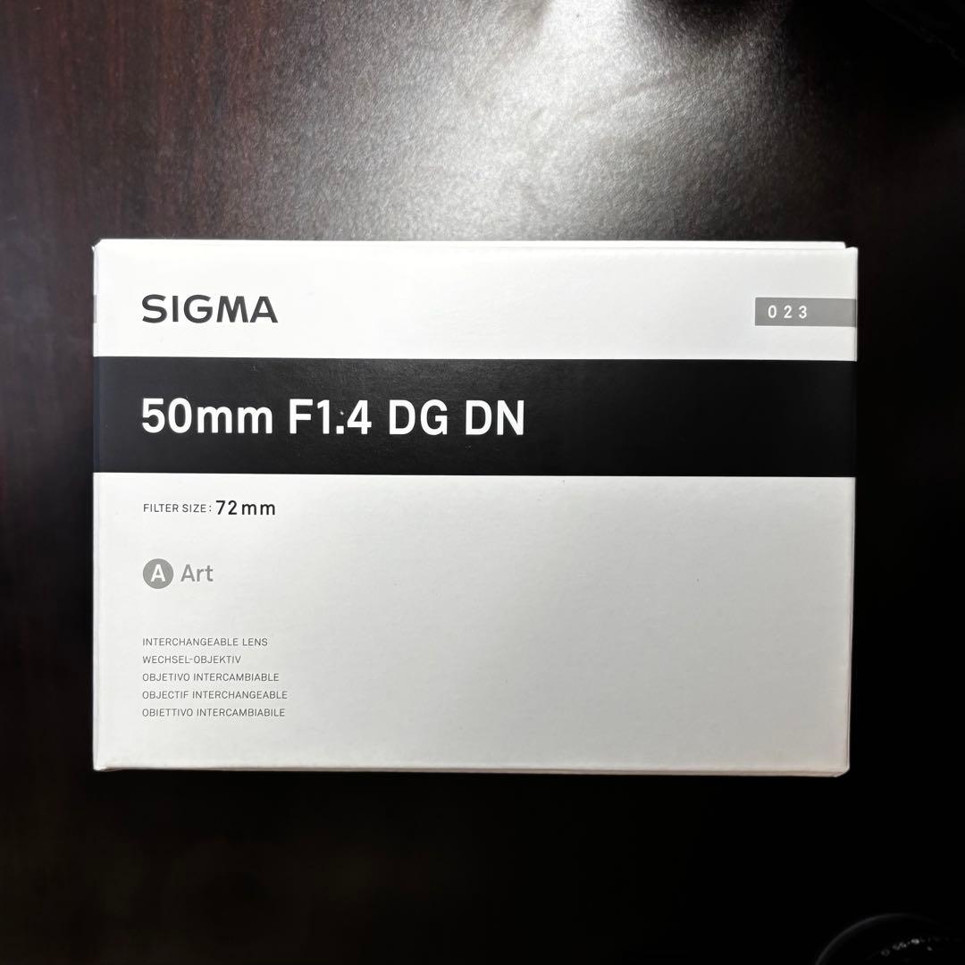 【美品】ソニー用 SIGMA 50mm F1.4 DG DN Art