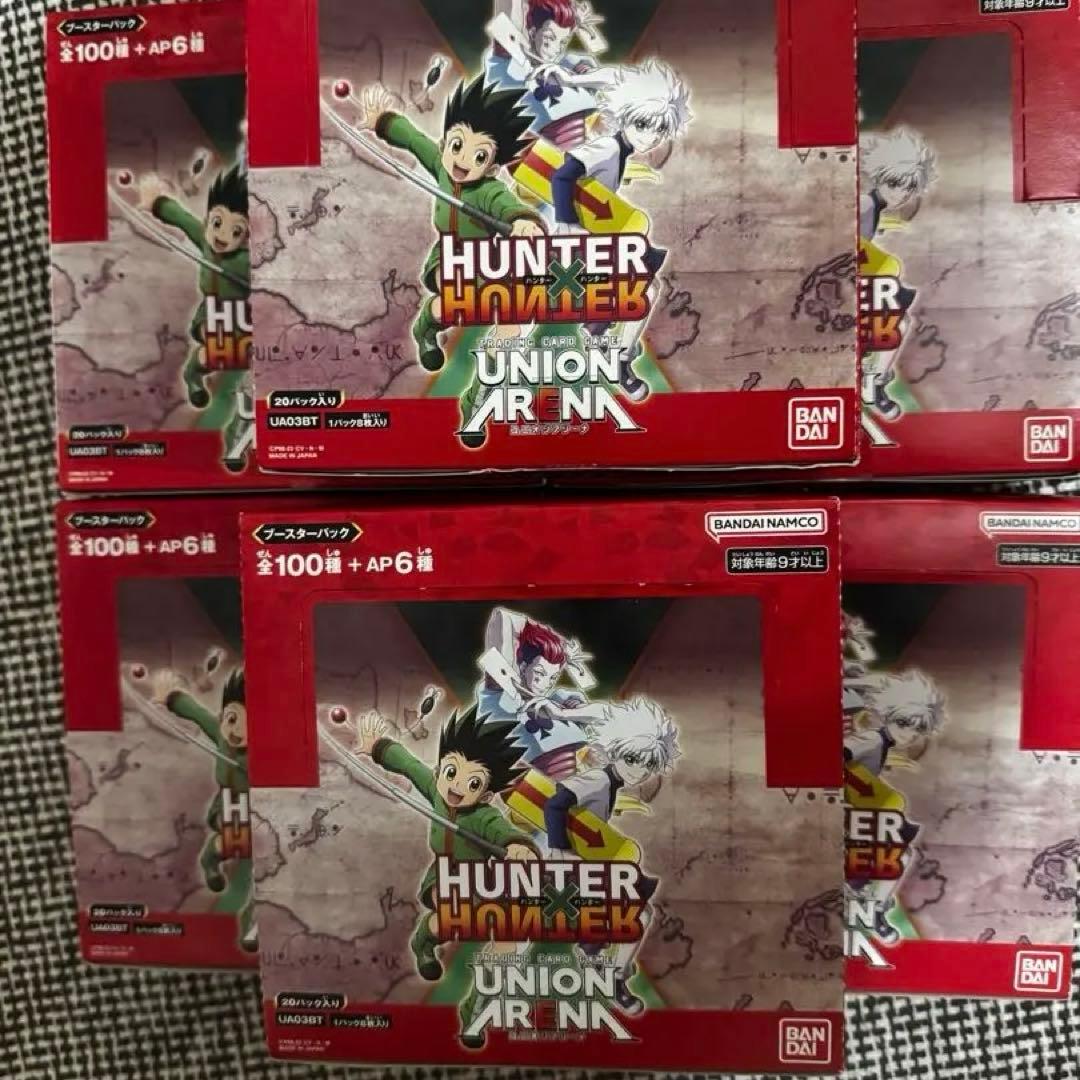 新品未開封 ユニオンアリーナ HunterxHunter BOX6箱