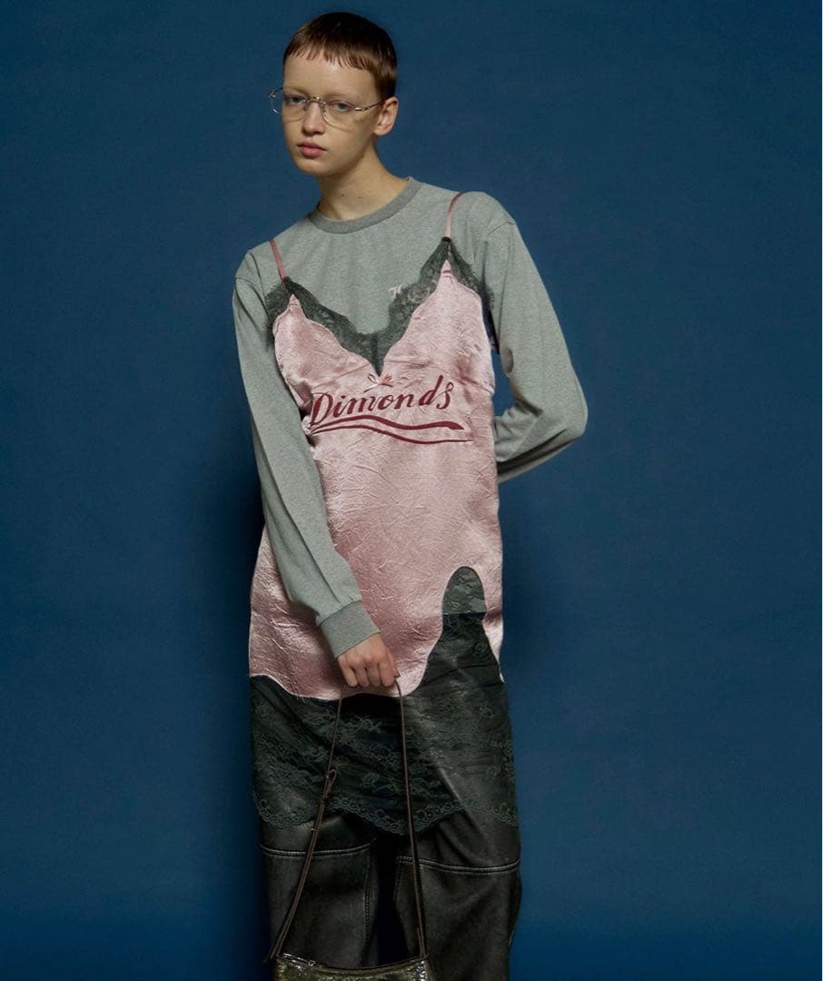 プリントキャミレースチュニック【MAISON SPECIAL】