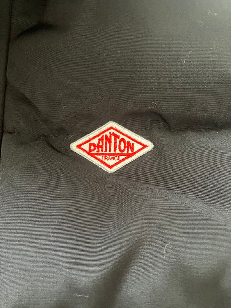 DANTON ダウンジャケット ショート丈M ブラック 38