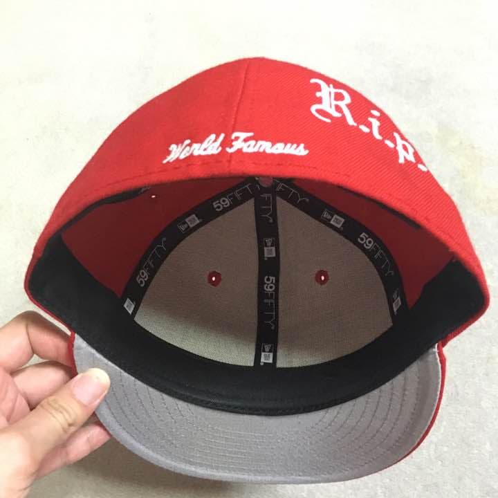 帽子 supreme - rip newera box logo