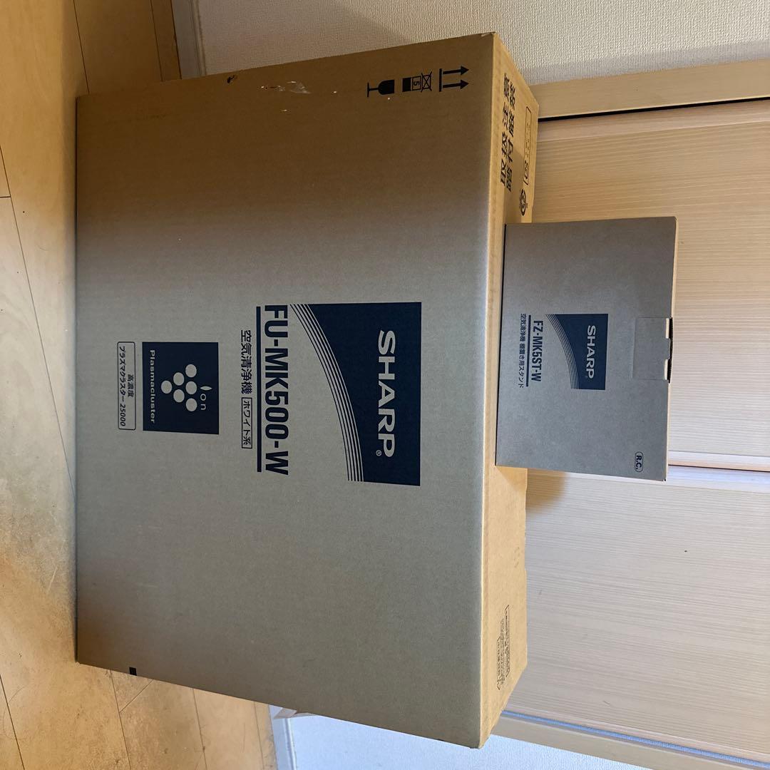 空気清浄機　FU-MK500-W スタンド付