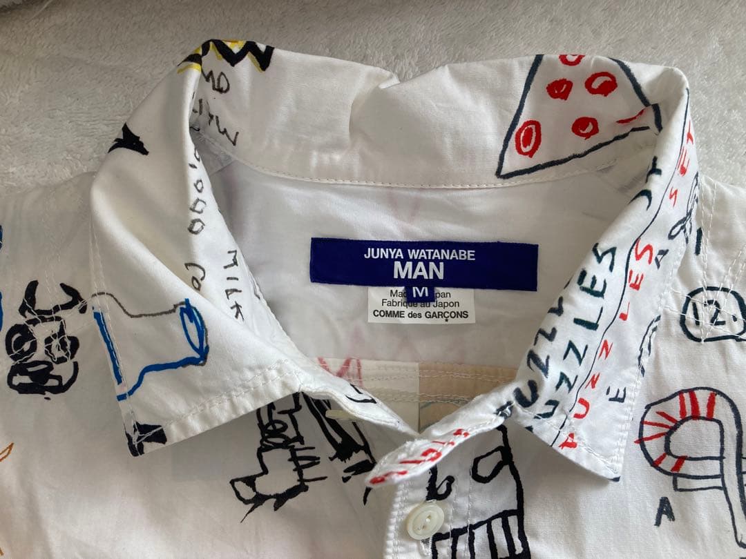 JUNYA WATANABE MAN アートプリントシャツ M
