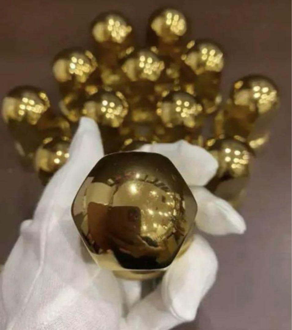 ゴールドステン◆ナットキャップ★ISO規格33mm ★40個予備付き