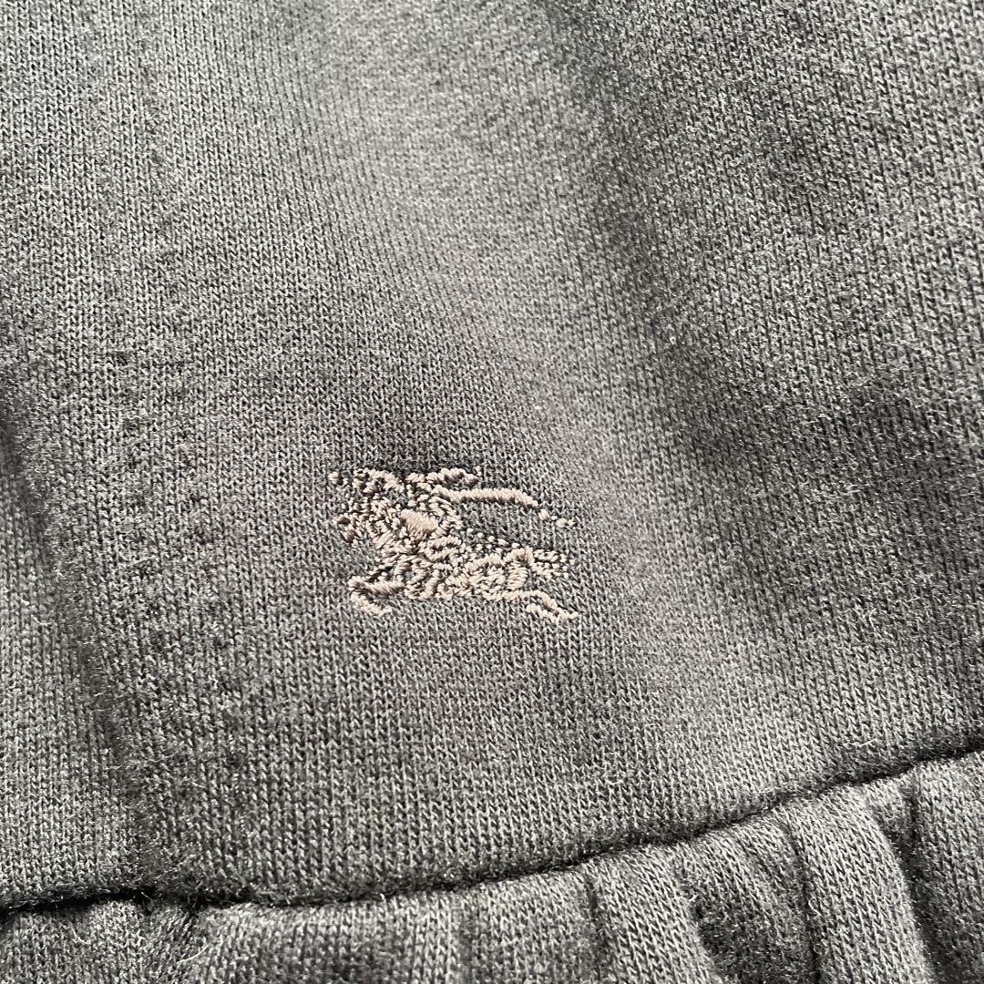 バーバリーブルーレーベル ダッフルコート 38 裏起毛スエット ホースロゴ刺繍