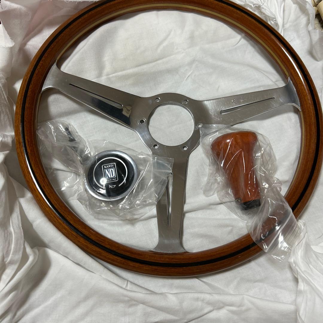 ツ*ン様 NARDI Classic VITE ウッド&シルバースポーク 当時品