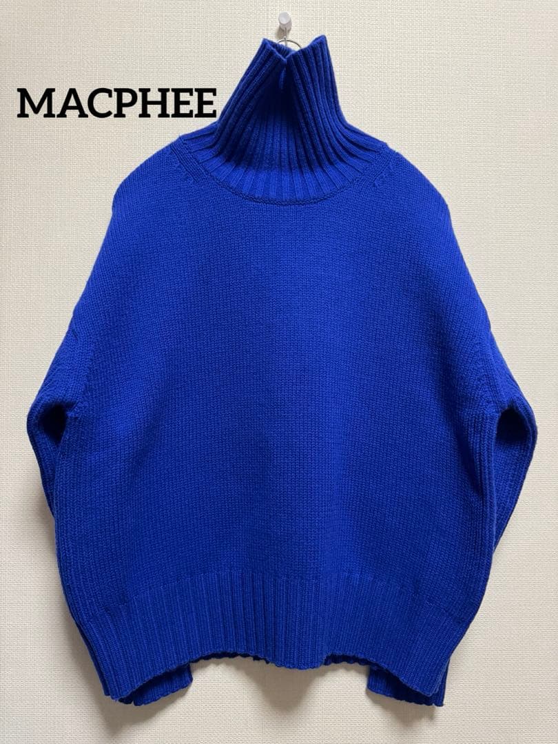 トゥモローランド　マカフィー　ニット　ブルー　S