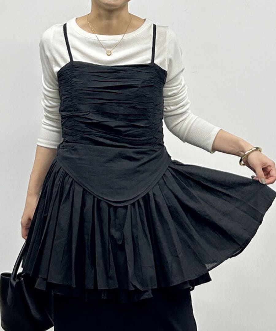 Curensology crinklecrinklecrinkle キャミソール