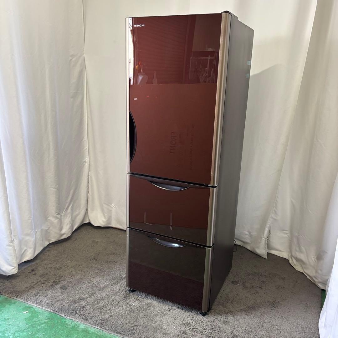 36⭕️冷蔵庫　日立　大型　300-400ℓ　安い　綺麗　右開き　真チル　設置無料