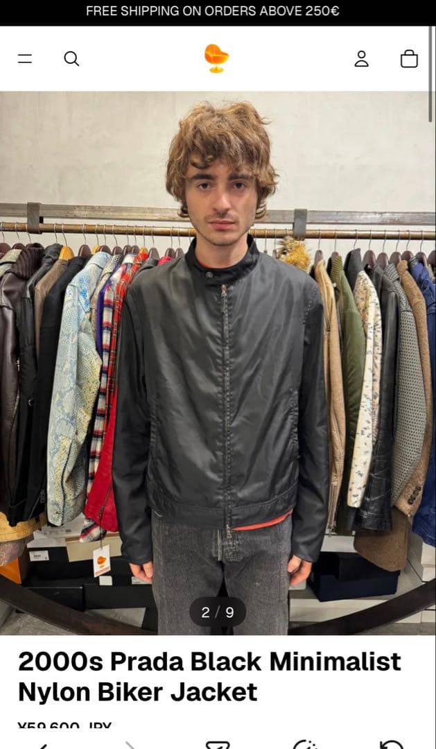 ジャケット・アウター 2000s Prada Black jacket