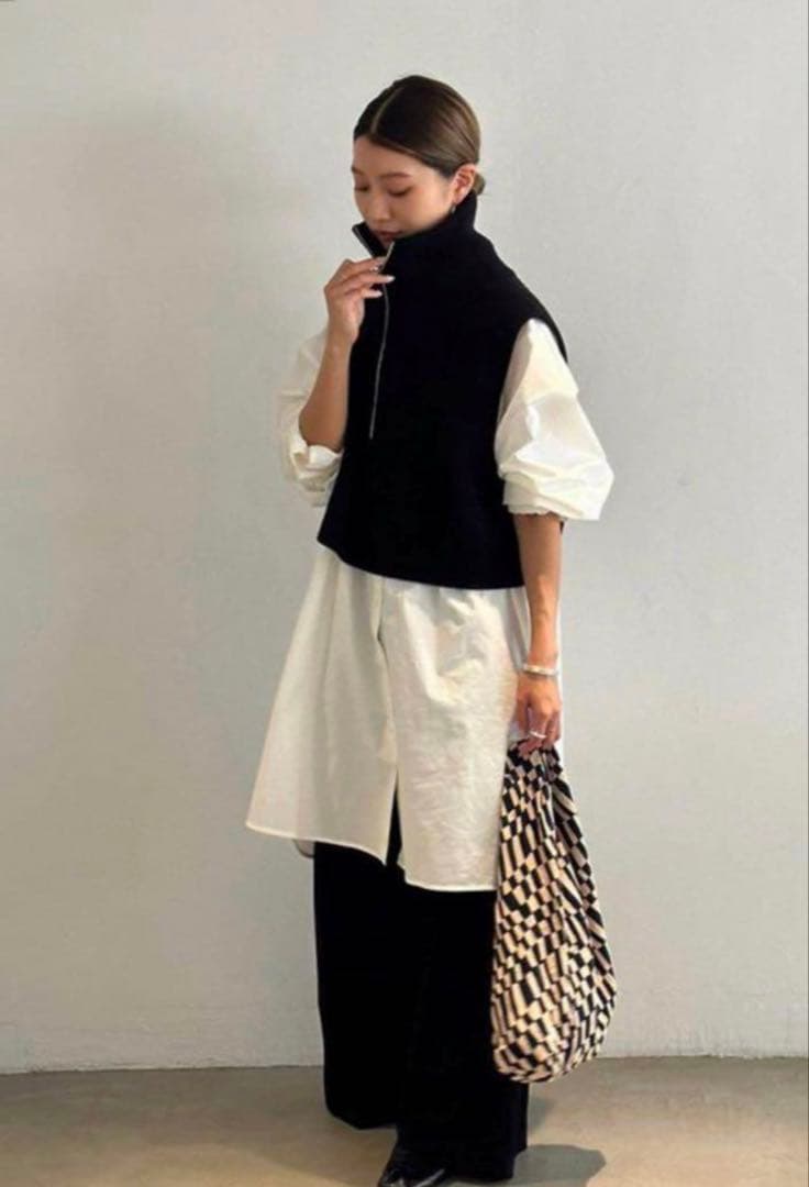 新品⭐︎TODAYFUL☆トゥデイフル⭐︎ スタンドカラーオーバーシャツ