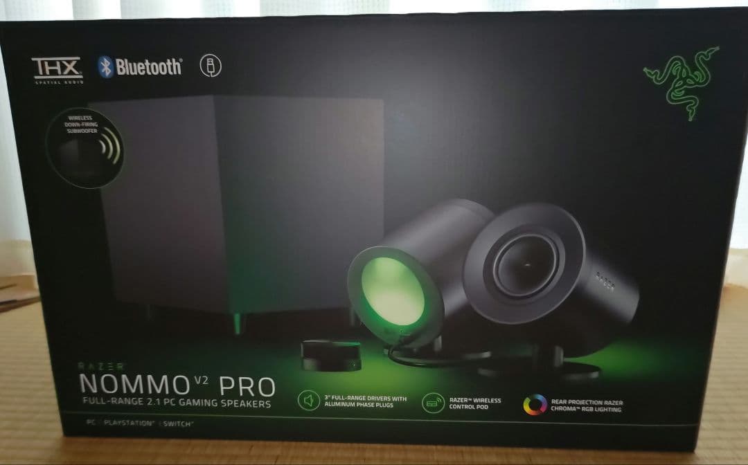 【新品未開封品】Razer NOMMO V2 PRO ゲーミングスピーカー