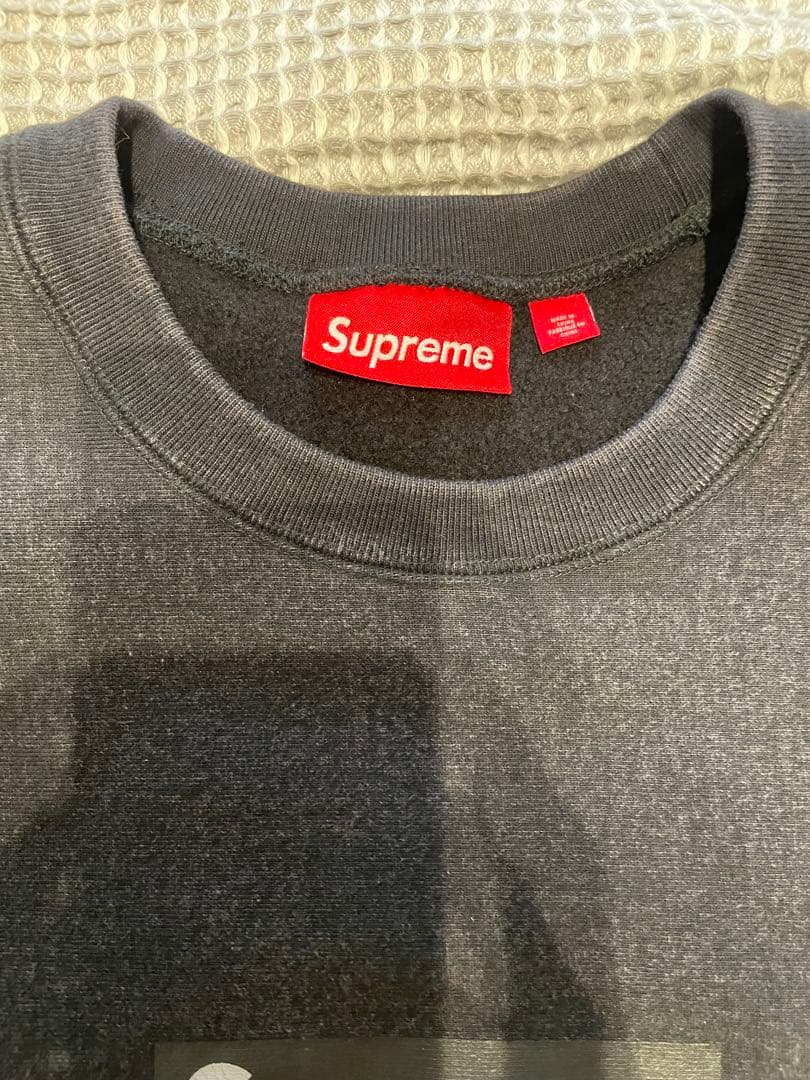 S*O様 Supreme Washed Box Logo Crewneck ブラ