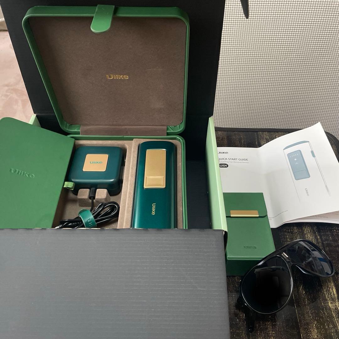 Ulike 脱毛器 グリーン&ゴールド　「最終値下げ」