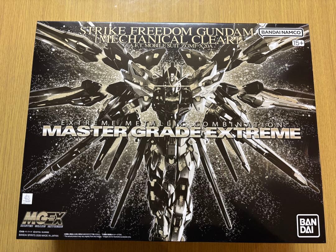 MGEX ストライクフリーダムガンダム メカニカルクリア 新品、未組立