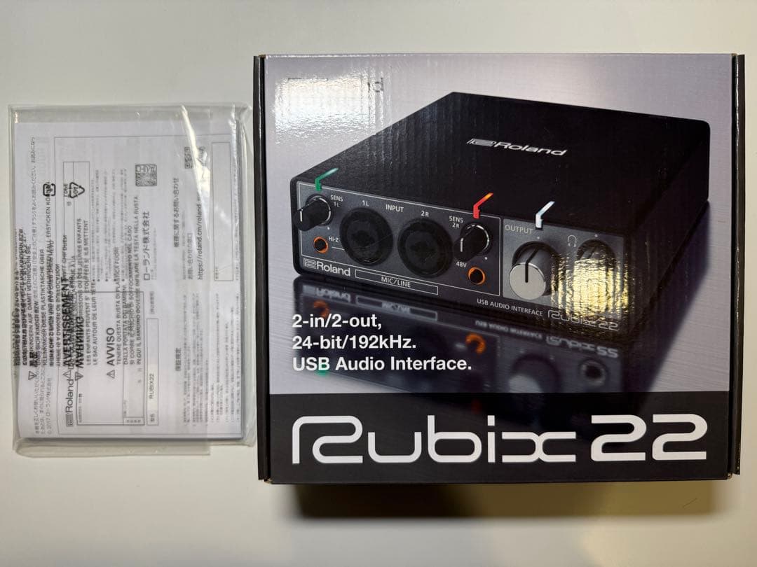Roland Rubix22 USB オーディオインターフェイス