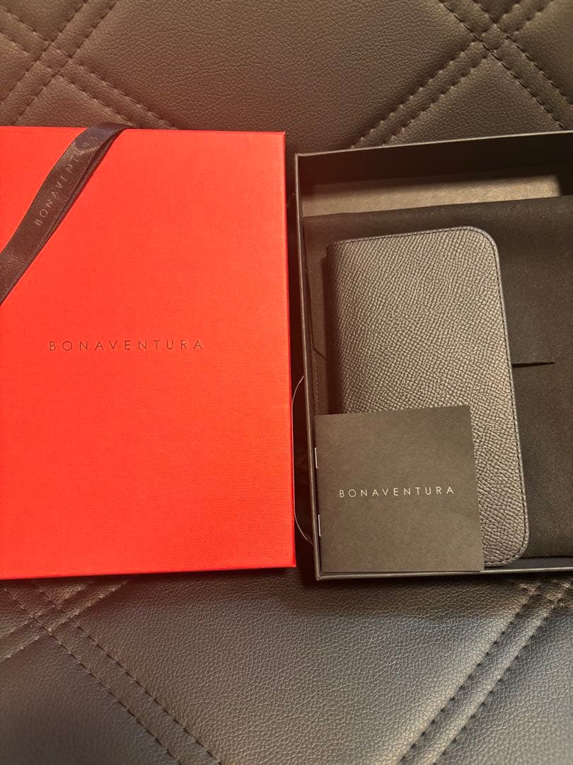【iPhone16 Pro】 BONAVENTURA 手帳型ケース ブラック