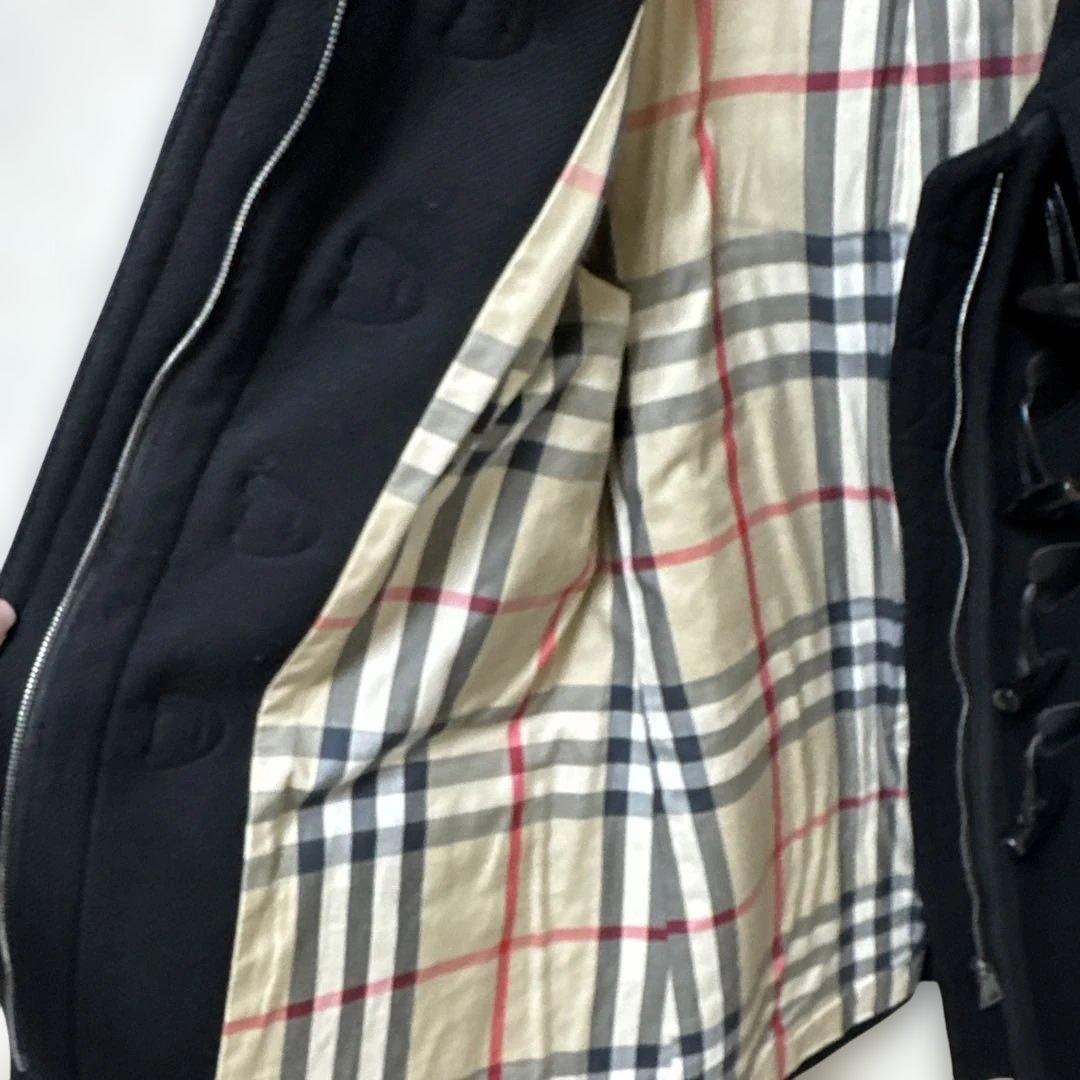 BURBERRY LONDONブラック黒 ダッフルコート 40中古