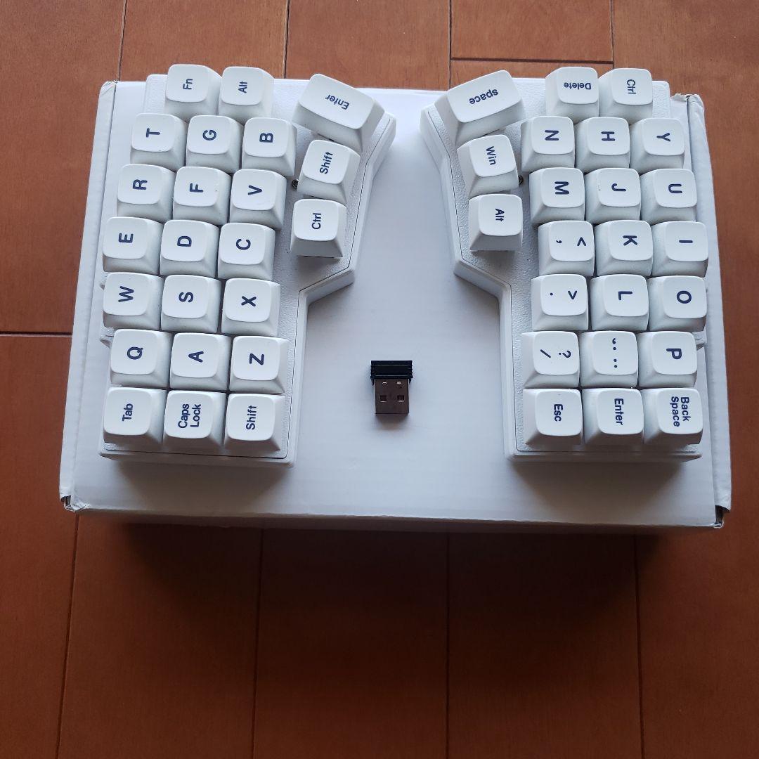 ワイヤレス分割キーボード