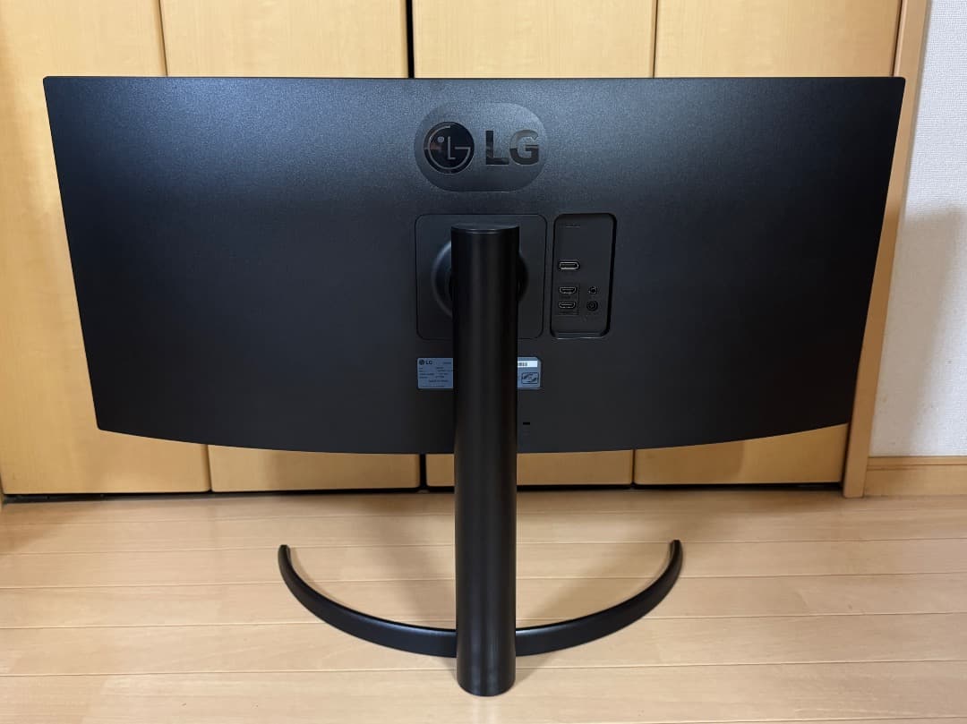 【LG】曲面ウルトラワイドモニター 34インチ スピーカー搭載