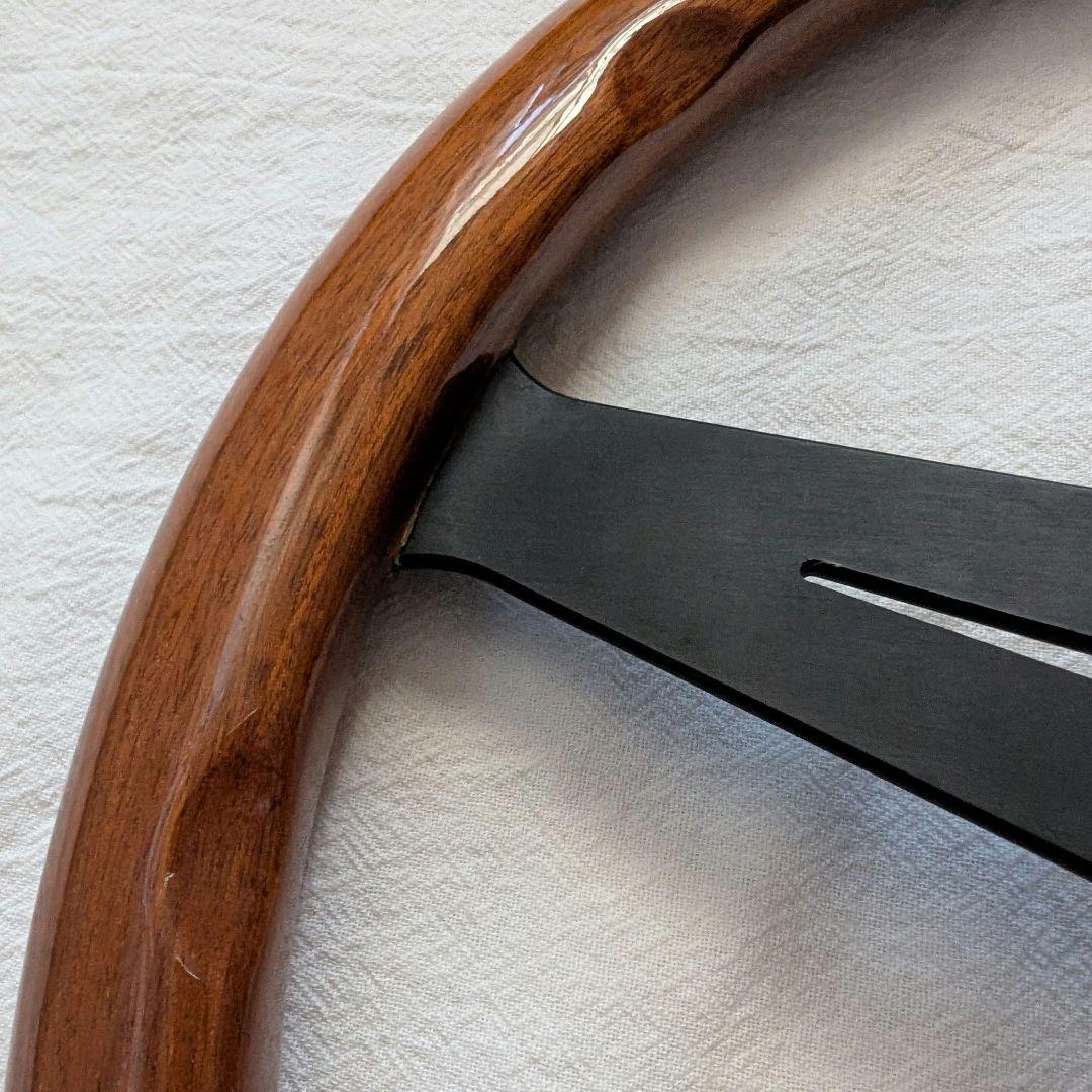 ナルディ　NARDI　ウッドステアリング　ホーンボタン　旧車　レトロ