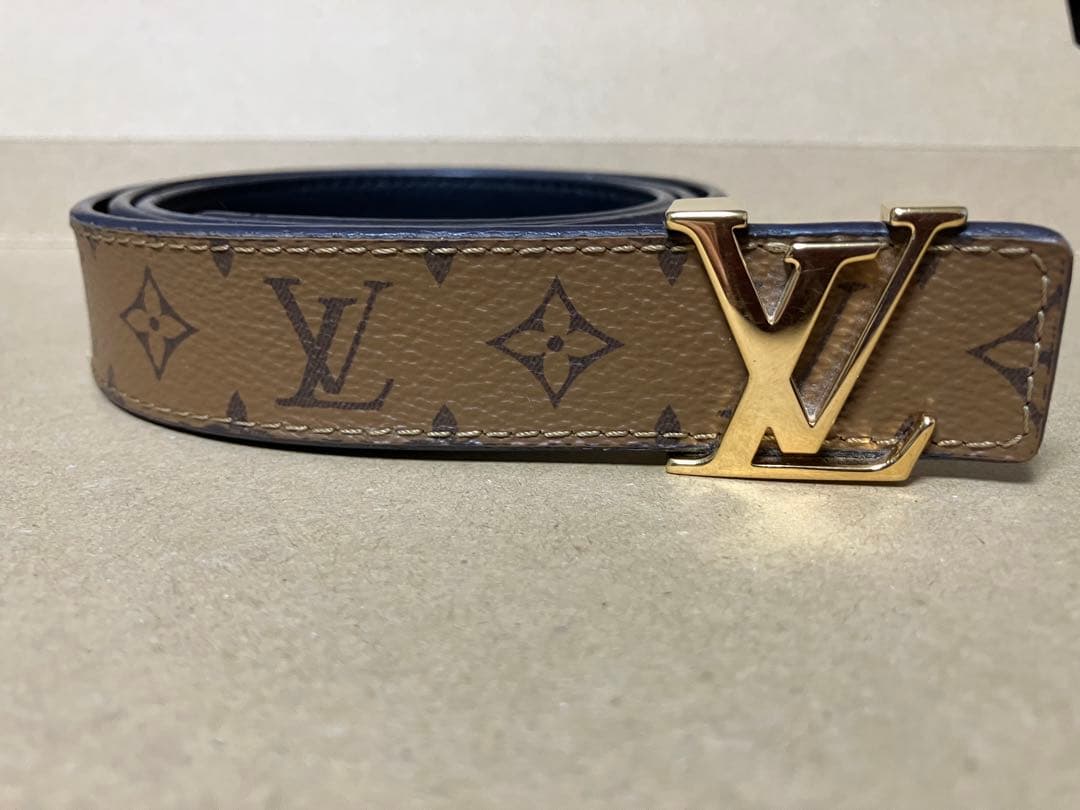 ルイヴィトン　ベルト　モノグラム・リバースサンチュール　サイズ80M0296
