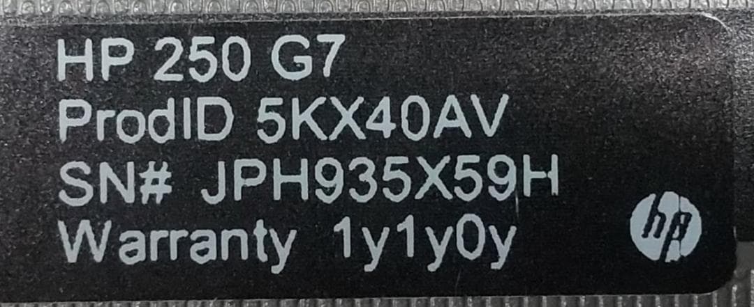 HP 250 G7 8世代 i5 Win11 16GB Office付き