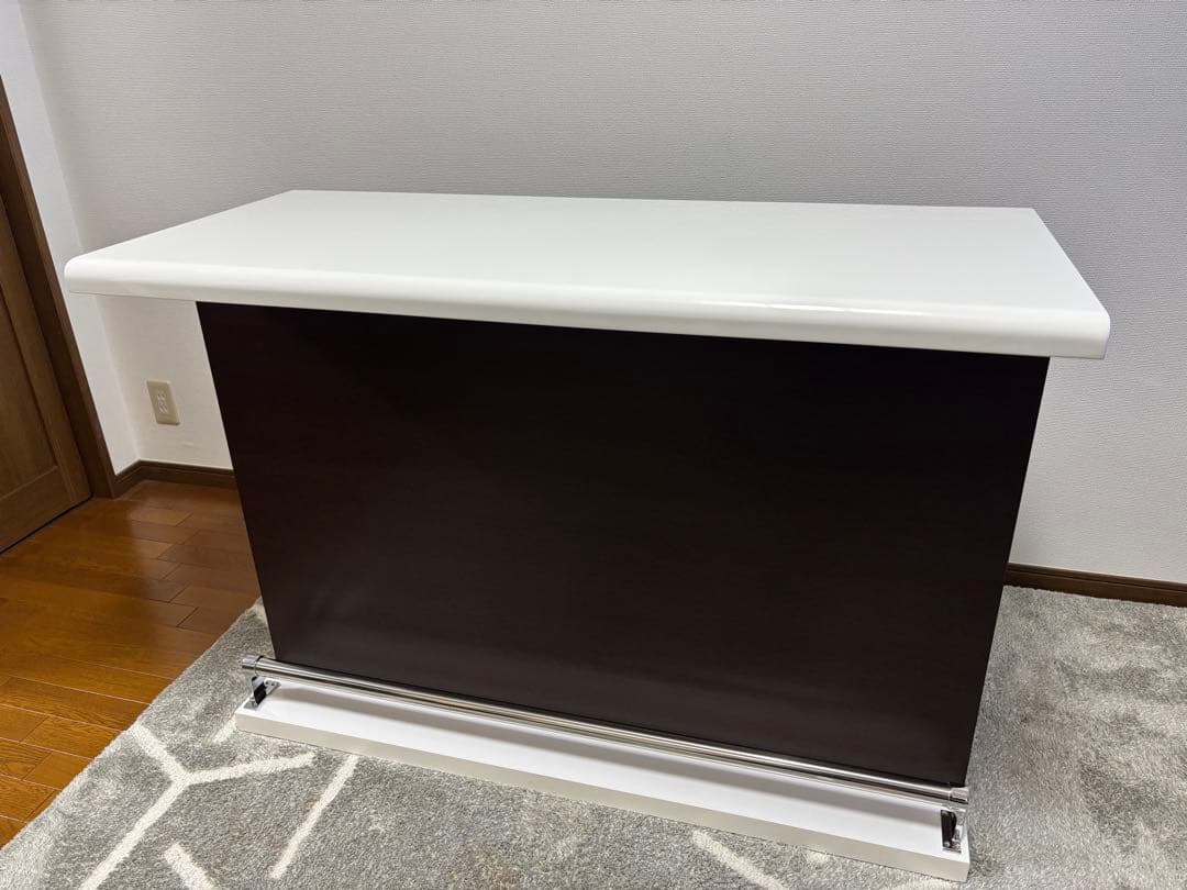 【送料込】【美品】ニトリ バーカウンター モデナ 120DBR