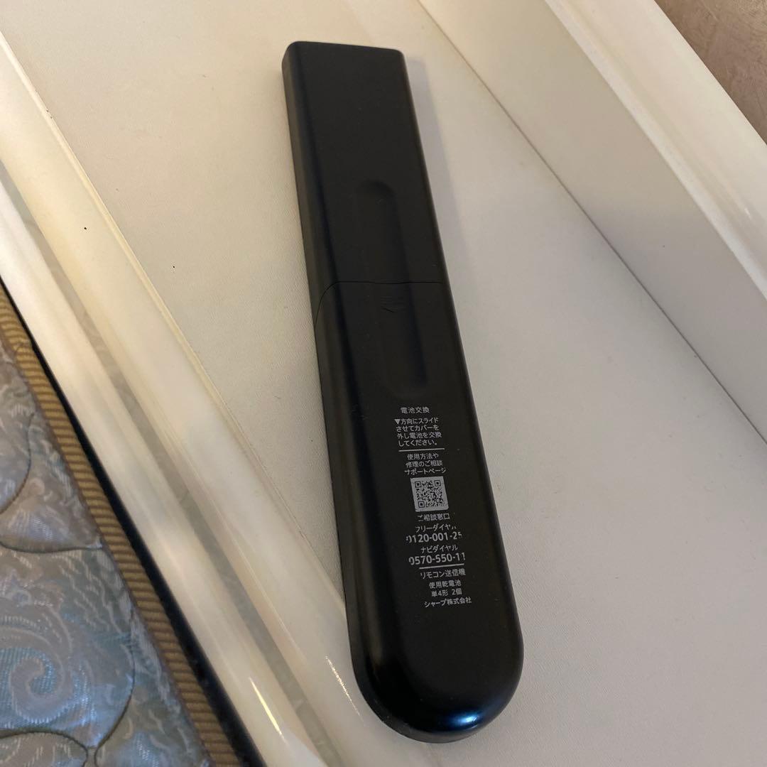 (ジャンク品)SHARP 2022年製 43V型4K液晶テレビ　※リモコン付き