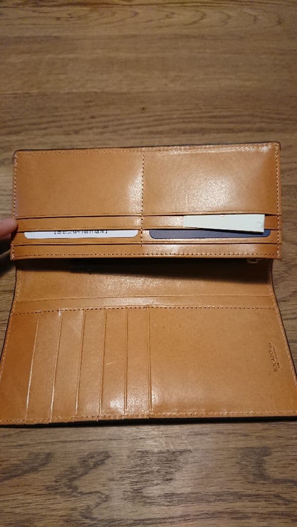 ROCADO ロカド 二つ折り長財布 ウォレット イタリア 馬革 牛革コードバン