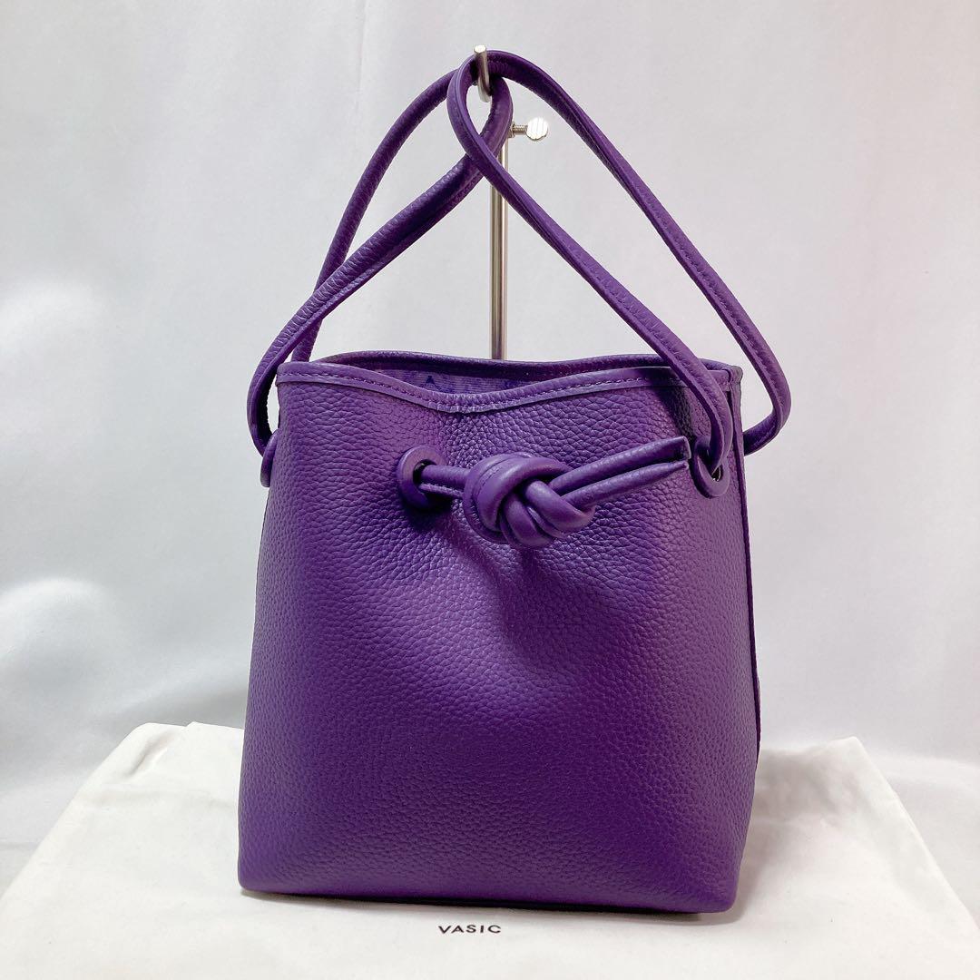 【美品】貴重 VASIC x J_O バッグ bond mini パープル