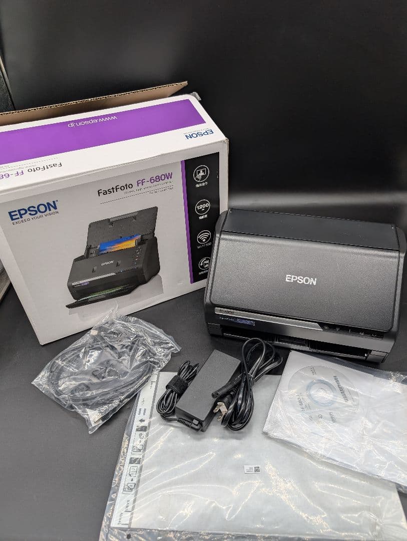 EPSON FastFoto FF-680Wフォトスキャナードキュメントスキャナ