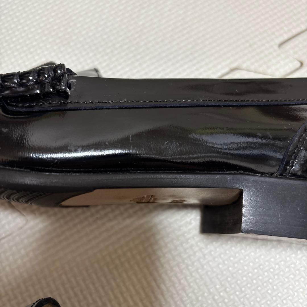 バリーBALLY エナメルローファー　新品未使用　38.5