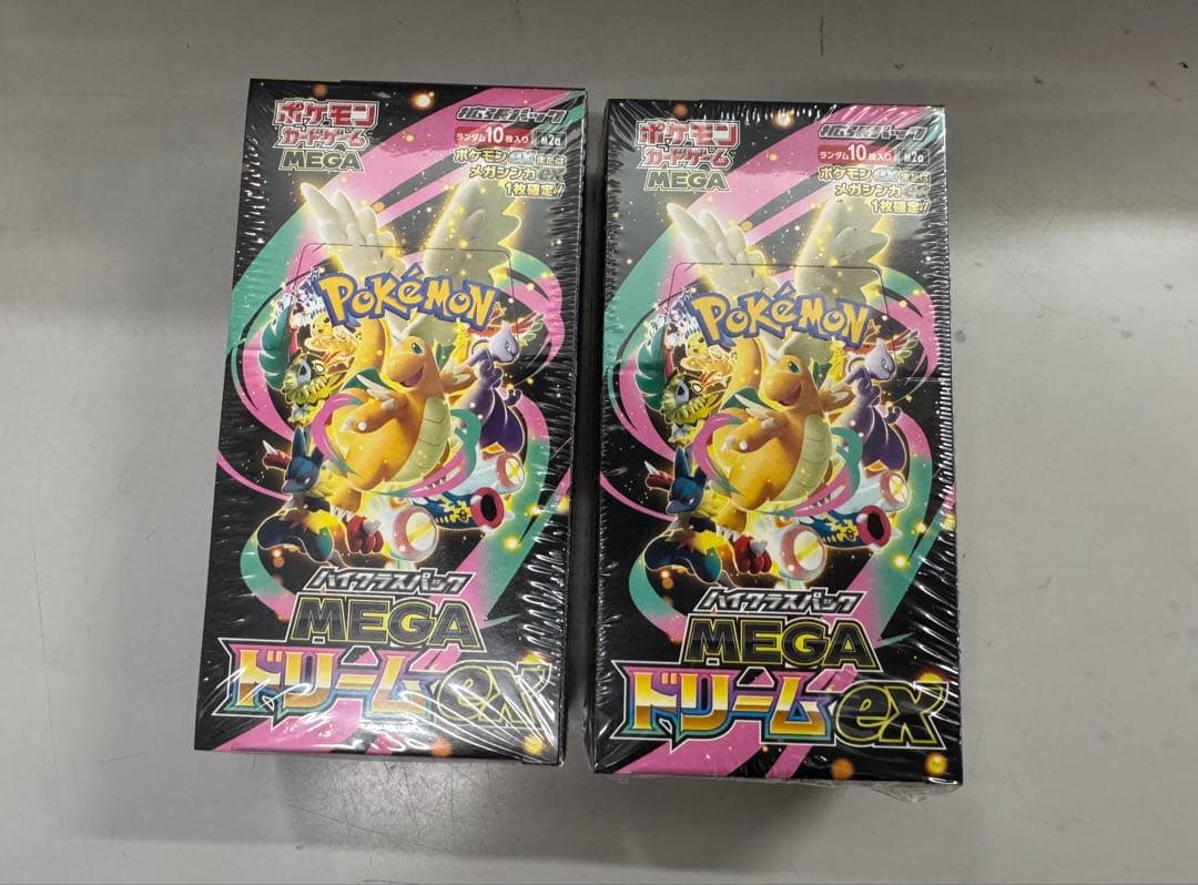 ひ*ぬ様 ポケモンカード MEGA ドリームEX 2ボックスシュリンク付き