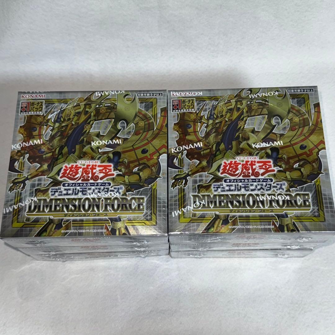 遊戯王　ディメンションフォース 初回限定版 6BOX 新品未開封シュリンク付き