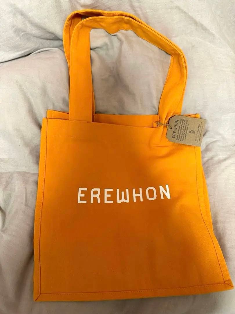 【新品未使用】EREWHON エコバッグ オレンジ