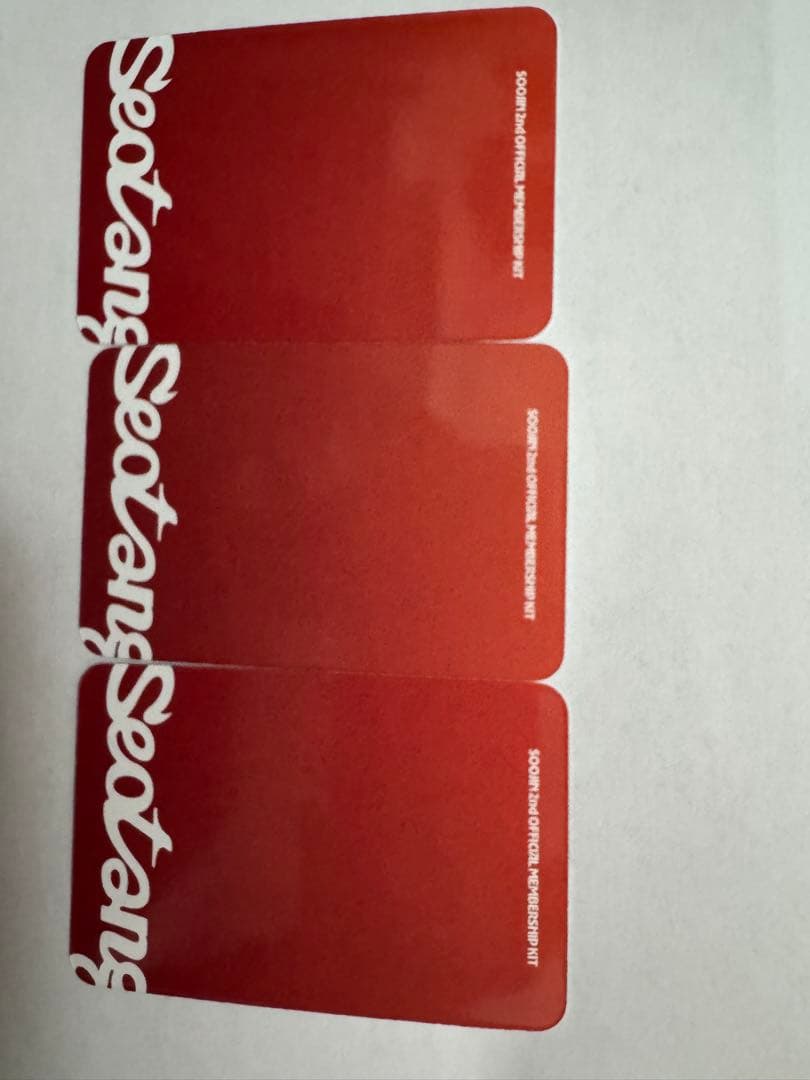 Seotang Soojin トレカ３枚セット　スジン　SOOJIN