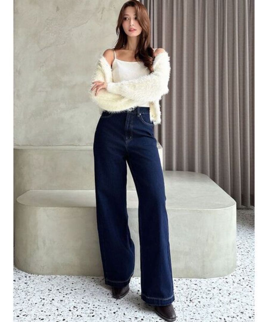 【新品/タグ付き】RESEXXY バックリボンデニムパンツ