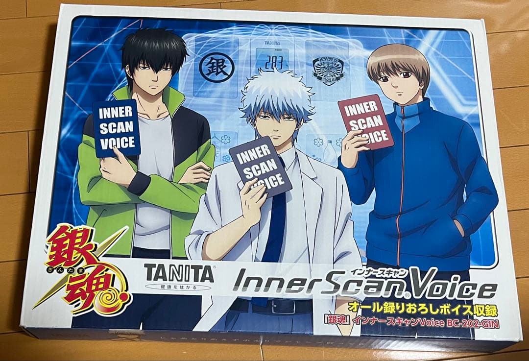 銀魂　タニタ体組成計　インナースキャンVoice BC-202-GIN 説明書付