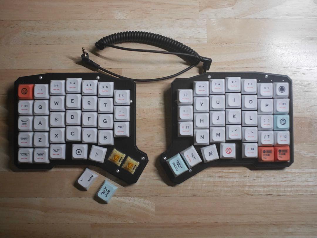 Ergo 68 Type-C端子 分割キーボード