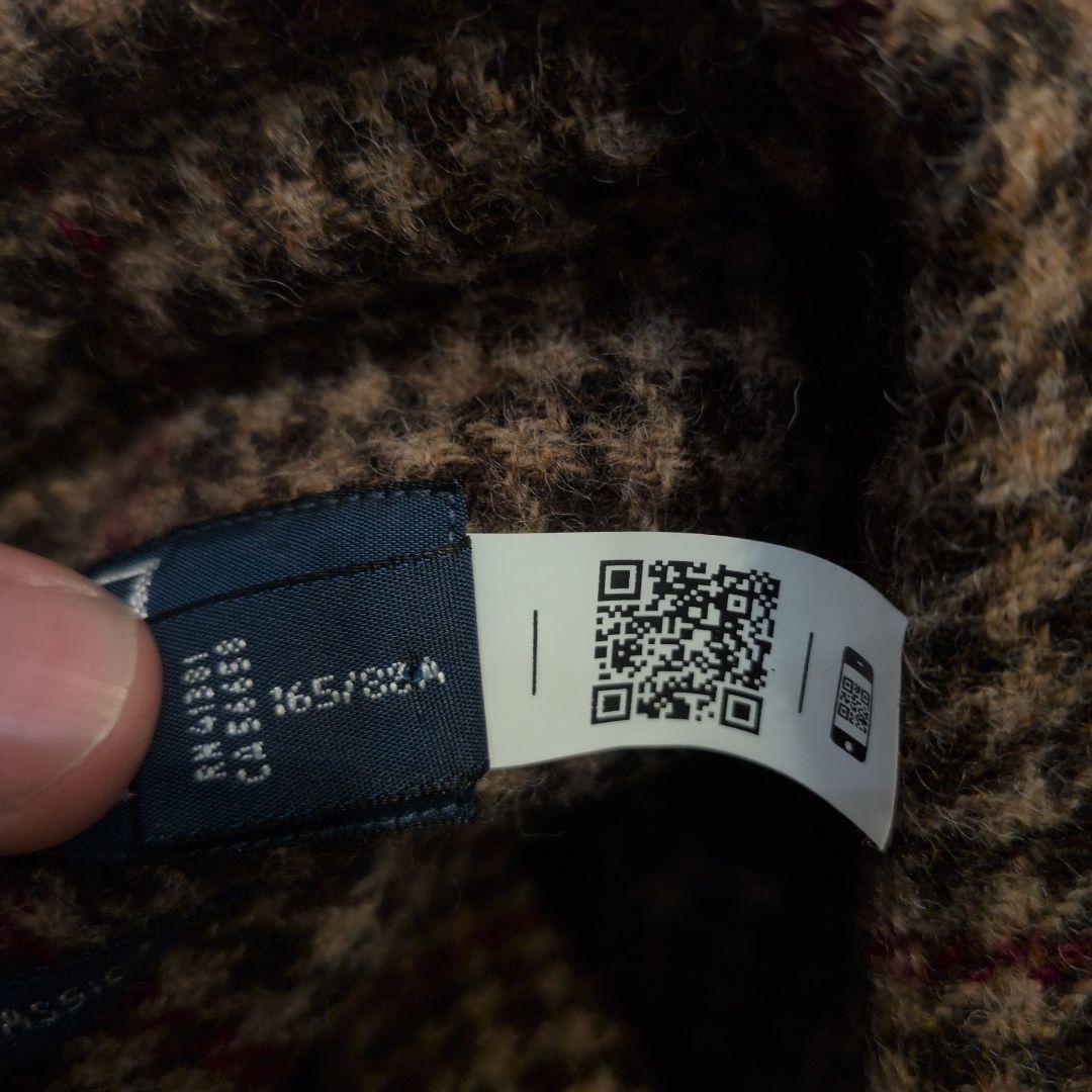 美品　試着のみ　POLO　ラルフローレン　ツイード　シャツ　エルボーレザー